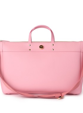 FIBRENO 电脑包系列 粉色 37.5*25.5*6