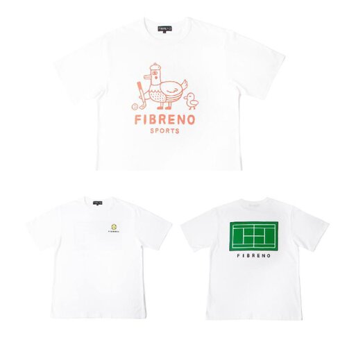 FIBRENO 经典款白色刺绣T 综合