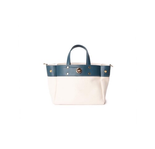 FIBRENO 小号帆布托特拼接包 TUTTI BAG SMALL 36