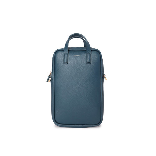 FIBRENO 手机斜挎包 深雾霾蓝色 BAGUETTE BAG MOBILE • 36