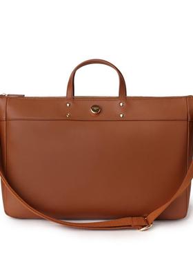 FIBRENO 电脑包系列 焦糖色