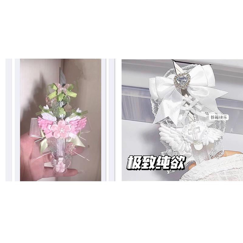 桃花朵朵手作美工刀高颜值成品雕刻刀风开箱拍摄手作刀图片
