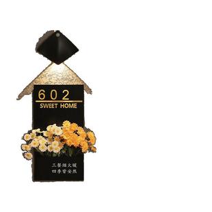 门牌号高级感家用入户门房间门牌创意家门口挂牌仪式