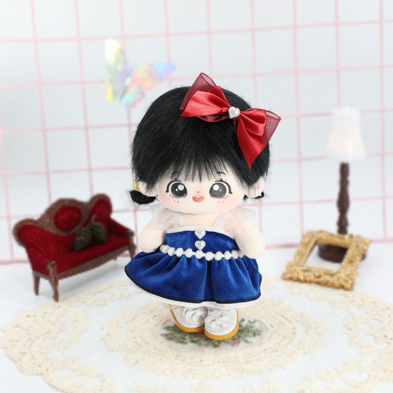 棉花娃娃女衣服20cm舞蹈吊带裙子公仔玩偶公主连衣裙套装娃用娃衣