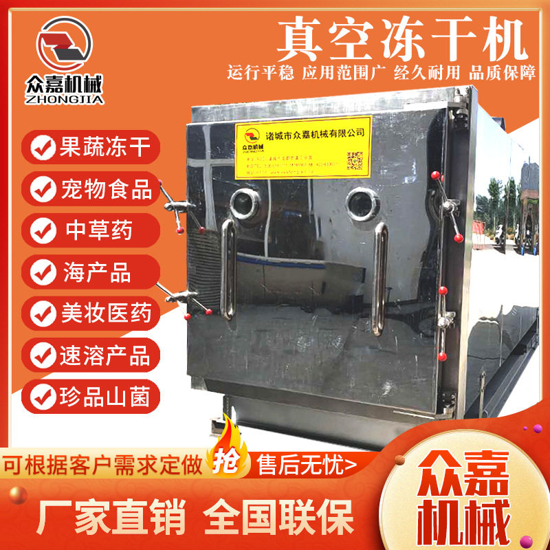 菠萝真空冻干机 话梅秋葵猕猴桃片低温干燥机 真空冷冻机
