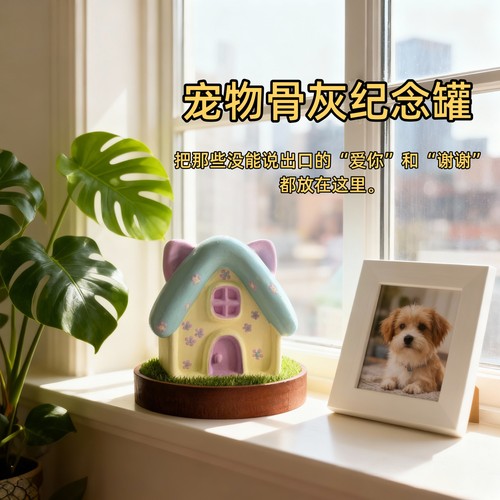 宠物狗狗猫咪骨灰盒毛发纪念定制