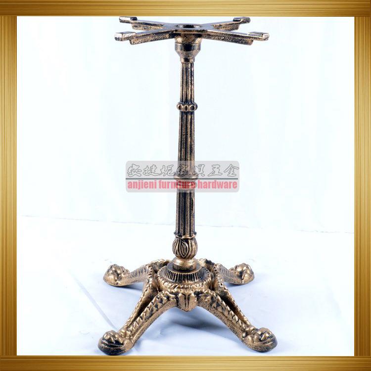 桌脚家具五金配件工厂直销古典欧式形古铜色铸铁桌脚台脚家具五金