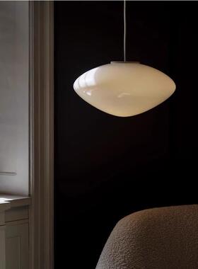 丹麦Mist AP15 现代极简餐厅吧台吊灯设计师白玉玻璃卧室床头吊灯