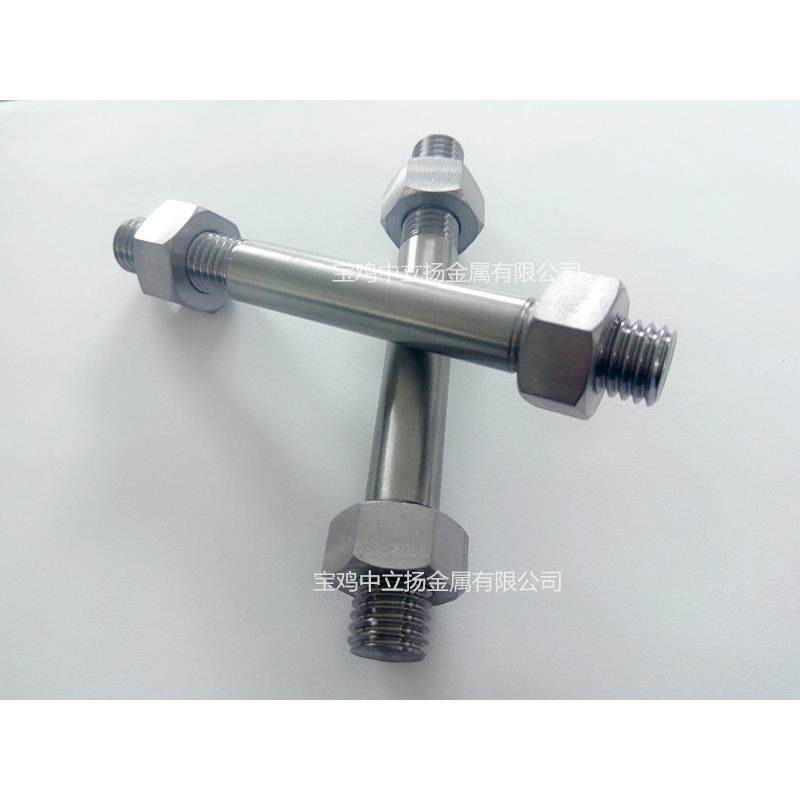 六角头高纯钽螺丝 一字头钽螺杆 M12 四方头钽标准件 圆头钽钉