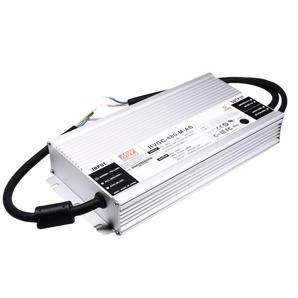 明纬电源 HVGC-480-M-AB 380V输入MEANWELL开关电源防水