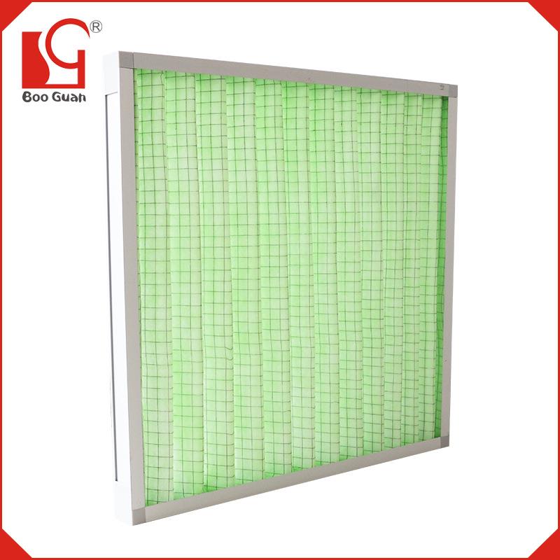 厂家直销初效折叠式空气过滤器 中效空气过滤网 双面网滤芯