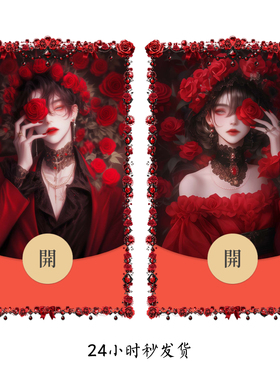情侣微信红包封面红色玫瑰女神vx序列号动态非永久皮肤2025新款