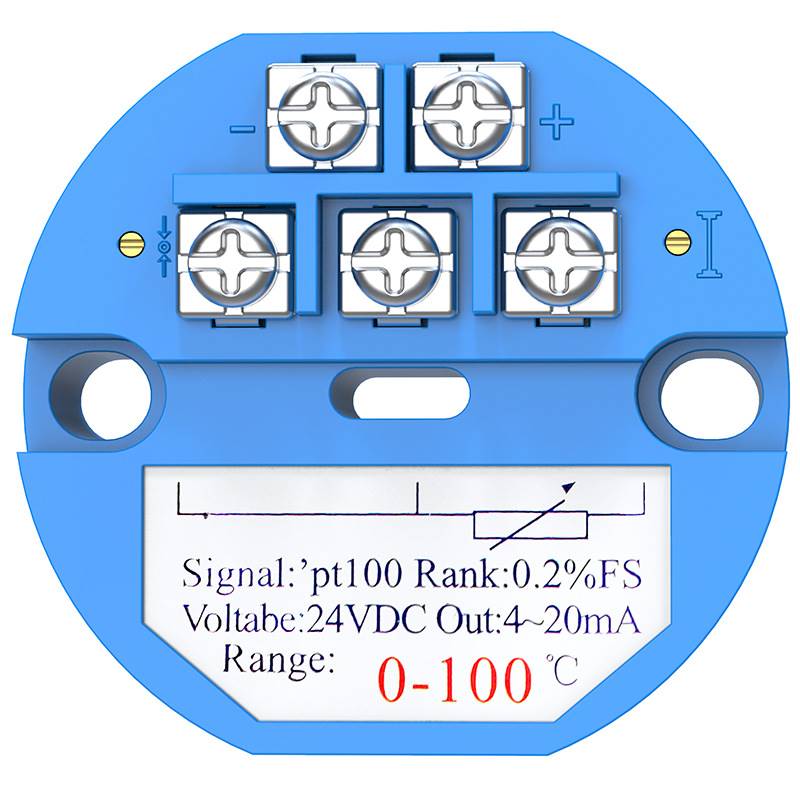 一体化温度变送器模块PT100热电阻420ma输出传感器05V10v变送器