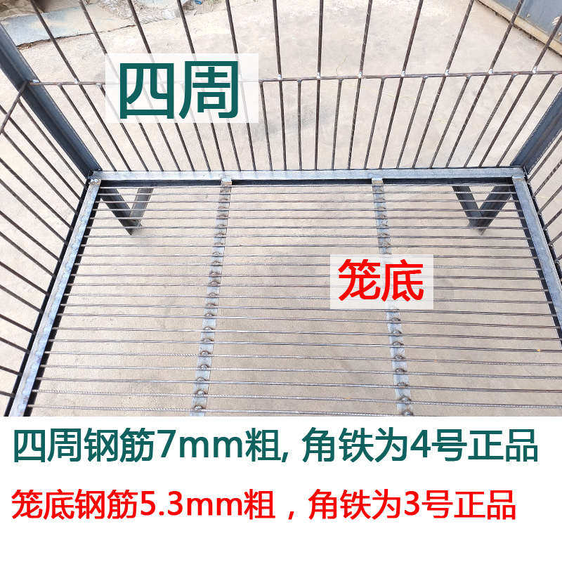 狗笼子大型犬加粗加厚德牧马犬耐咬实心钢筋狗场狗笼大型加密产笼