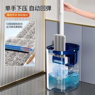 家用大拖把2023新款 宝家洁免手洗平板拖把套装 一拖懒人神器净拖布
