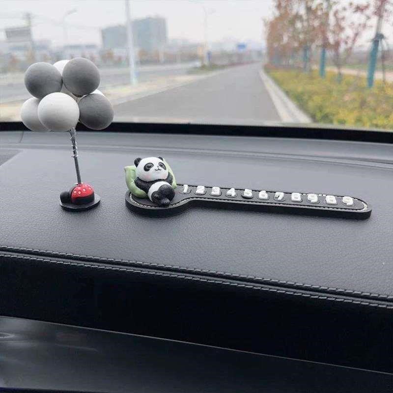 挪车电话牌汽车临时停车r号码牌免粘车内移车卡车载饰品创意摆件#