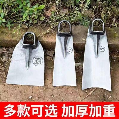 户外多功能挖田土专用的锄头农用老式全钢栽菜种菜小锄头开荒翻地