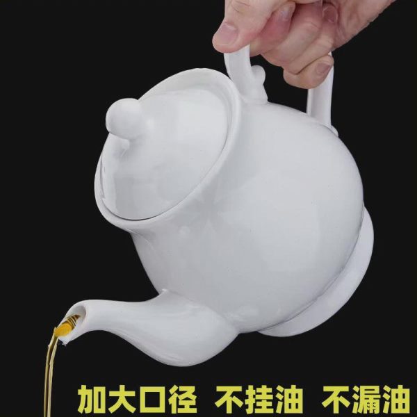 防漏专用储菜陶瓷壸油壶容老式油家酱油厨房装的油罐器油调料瓶醋