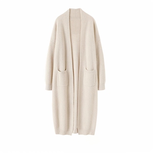 现在穿搭JU好看 开衫 明星机场长款 洋气百搭长款 小四专享