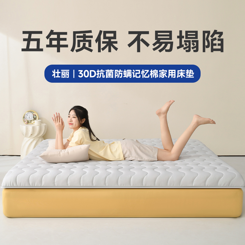 榻榻米床垫子家用双人床可折叠垫被出租房便携软垫子单人公司宿舍