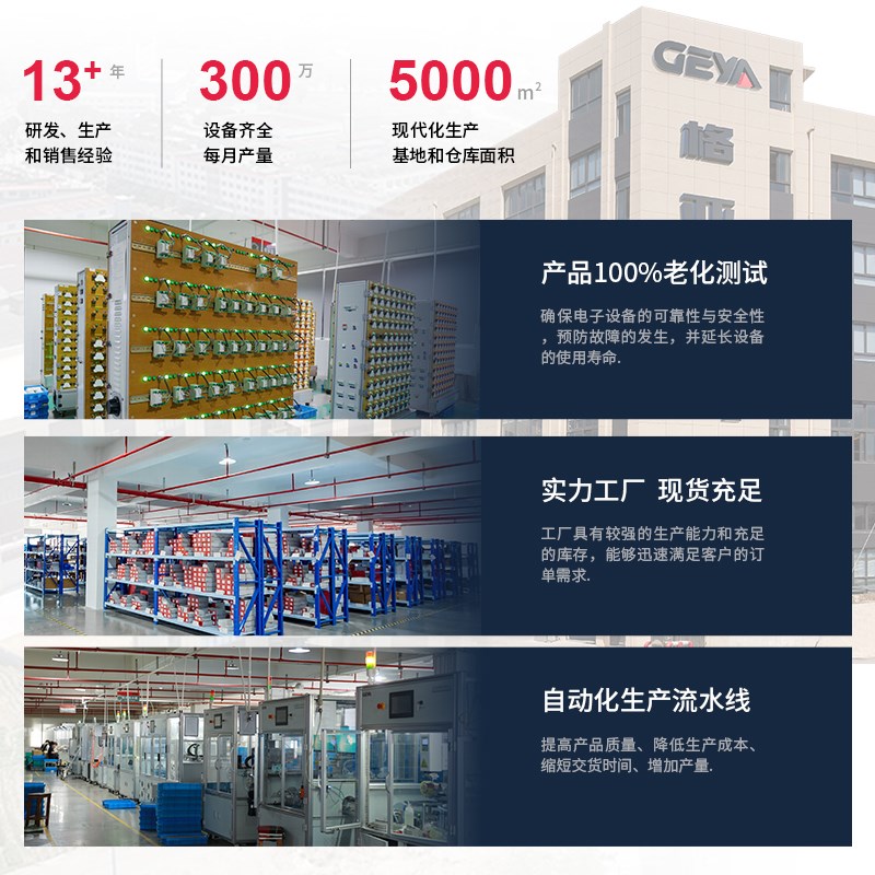 GEYA格亚交直流过欠电流监控继电器2A-20A可调GRI8-05AB过载保护