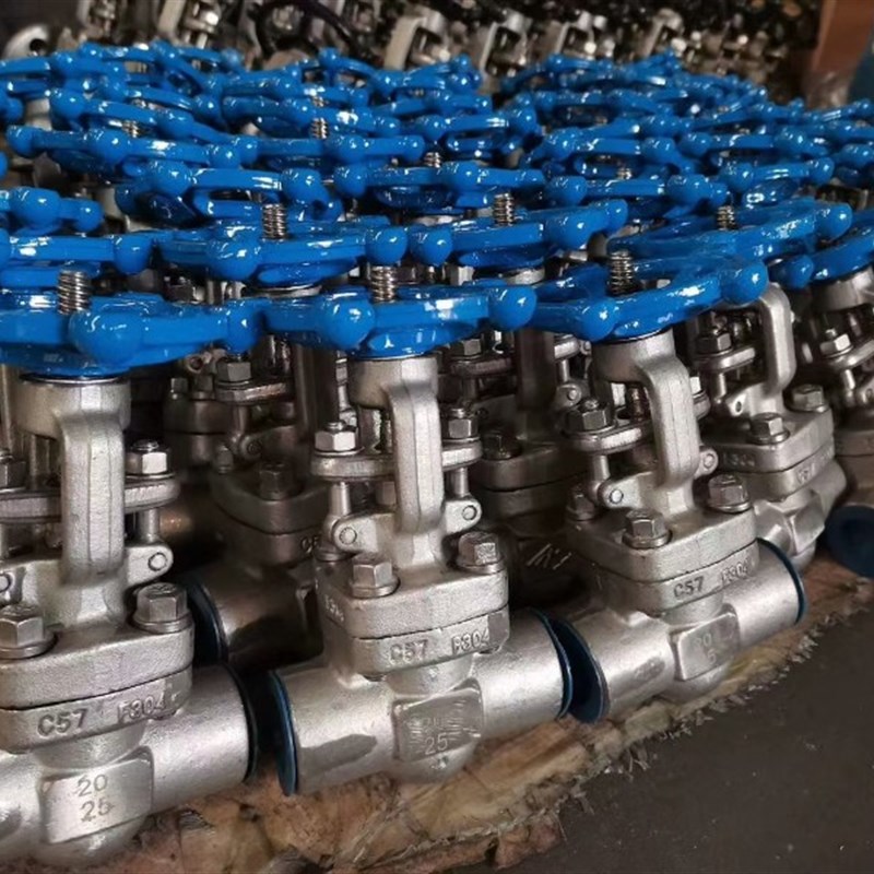 焊接/丝扣锻钢不锈钢铬钼钢截止阀J61H/Y-800LB螺纹电站高温