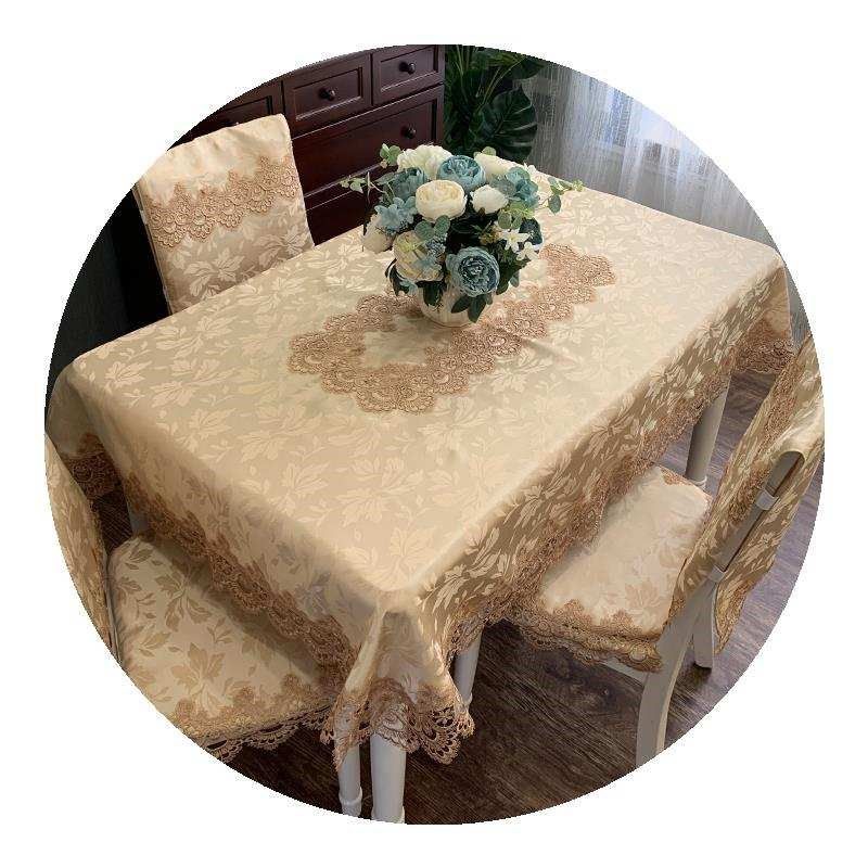 .美式餐桌布布艺防烫隔热家用椅椅子套罩白色饭O桌套椅垫套装长方,居家布艺,桌布,淘宝优惠券,粉丝福利购,淘宝优惠卷
