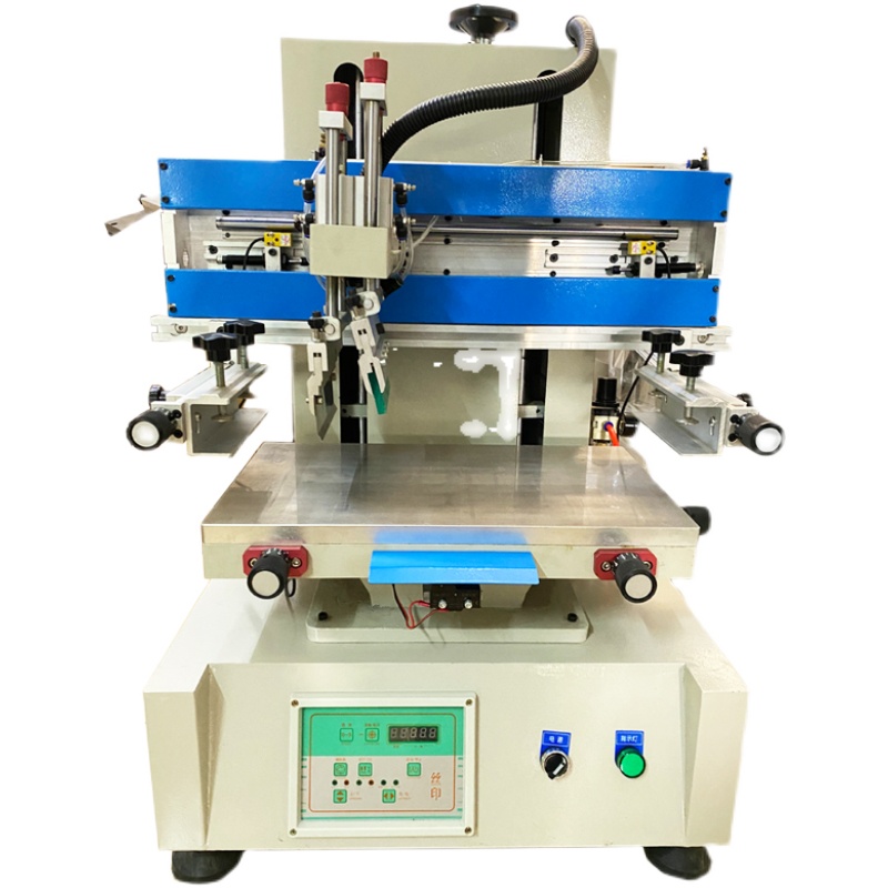 小型平面丝印机 气动有机玻璃丝网印刷机设备 半自动台式单色双色