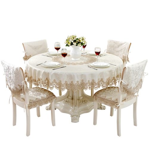 欧式蕾丝桌布长方形布艺茶几垫电视柜台布美式桌旗餐桌布椅垫套装