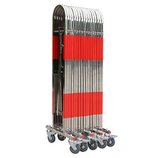 快速发货可移动伸缩m防护栏道路不锈钢隔离栏电力安全围栏栅栏工