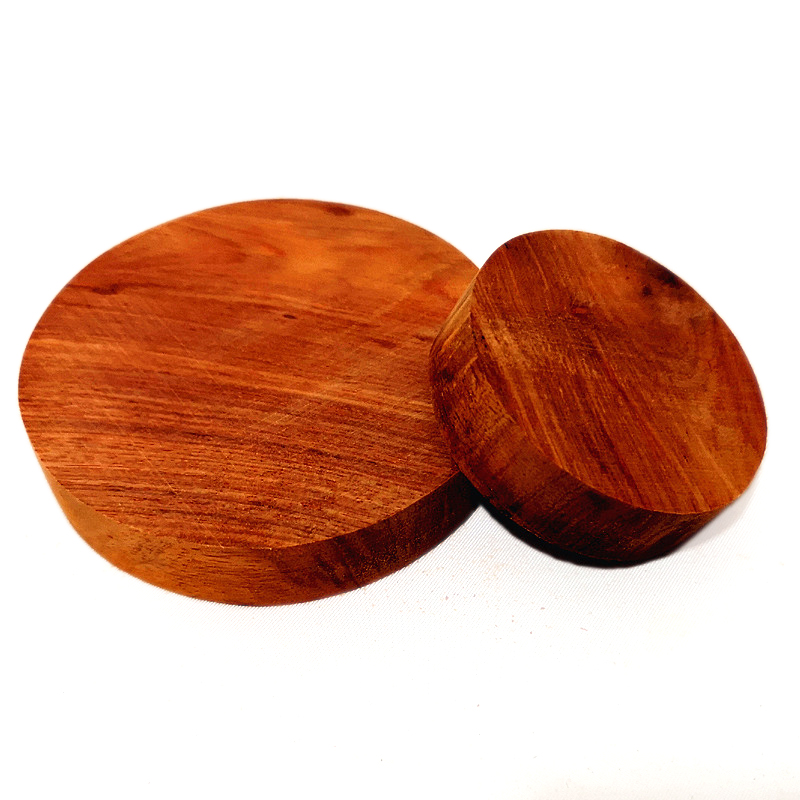 现货速发赞比亚血檀木圆形木片硬红木圆木块圆木片  材料 手工雕