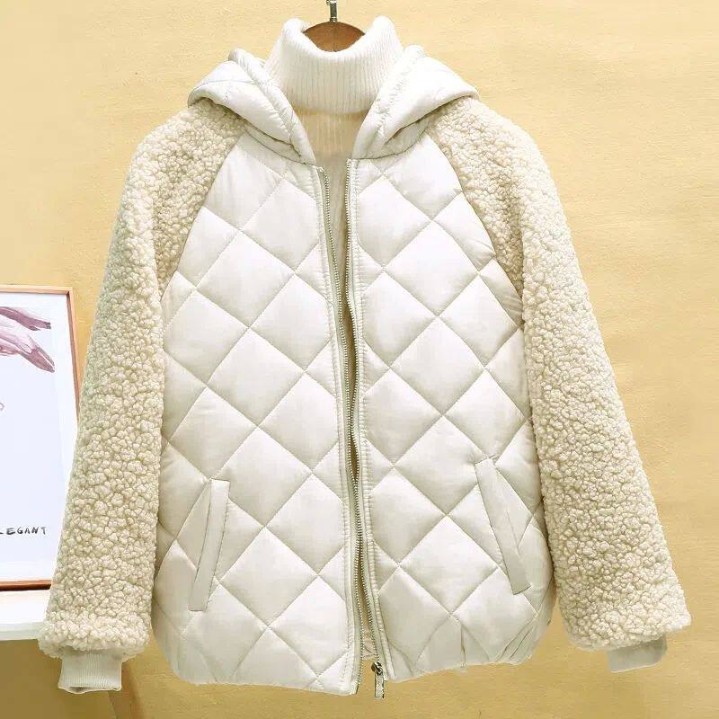 THIN LIGHT DOWN COTTON JACKET FEMALE SHORT COAT AUTUMN WINTE