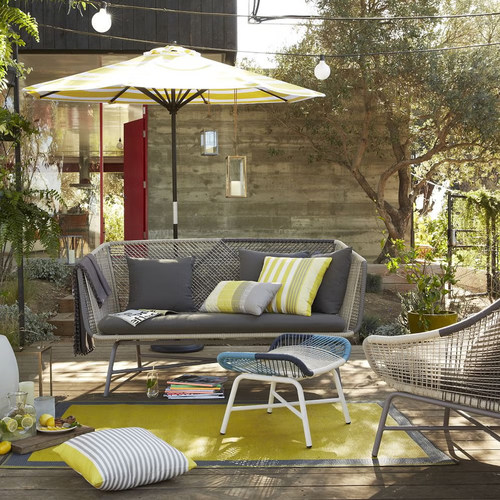 户外藤编沙发组合休闲藤椅