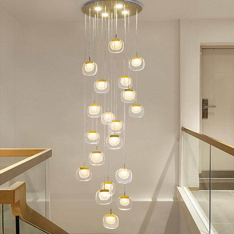 复式楼旋转LED楼梯长吊灯客厅中空别墅简约后现代酒店水晶灯装饰,玩具/童车/益智/积木/模型,毛绒/玩偶/公仔/布艺类玩具,淘宝优惠券,粉丝福利购,淘宝优惠卷