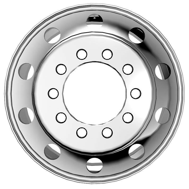 KLD锻造轮毂铝车轮轮辋碳纤维智能主动平衡器卡客车铝圈锻造螺母