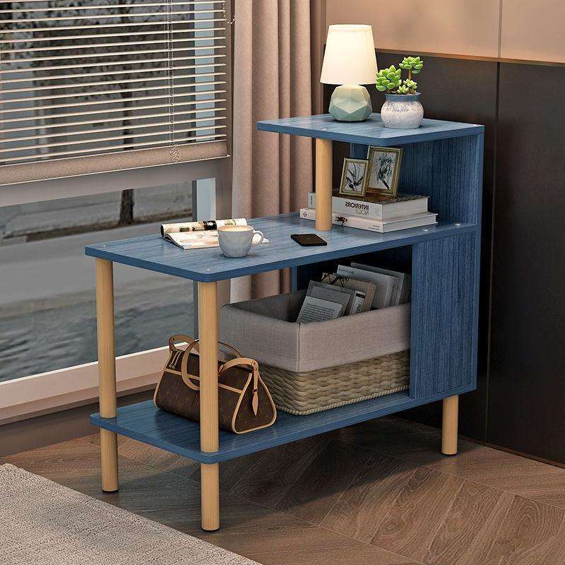 床头柜简约现代边几床头置物架家用卧室简易小型桌子茶几储物柜子