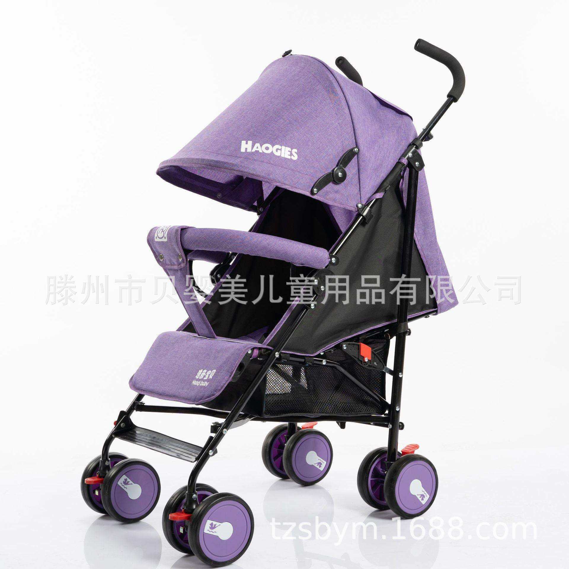 轻便型婴儿伞把车简单操作易折叠,宝宝出门神器