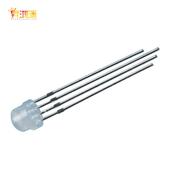 5mm草帽全彩灯珠F5RGB共阳共阴直插小功率四脚led音响专用高亮RGB