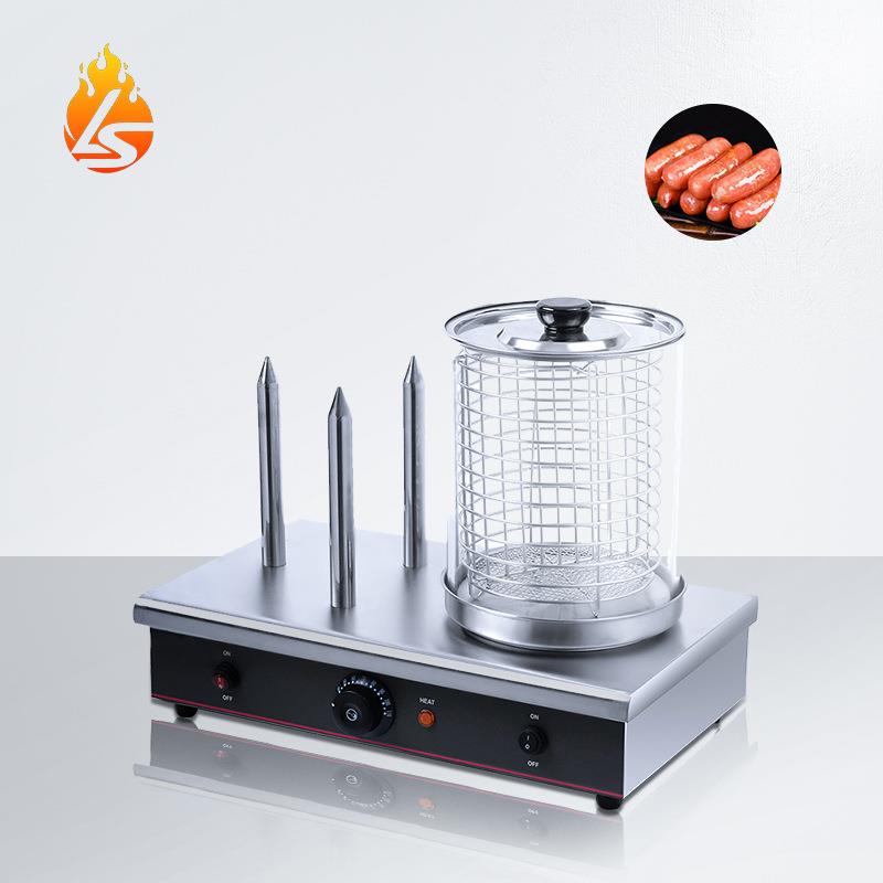 炉仕多商用烤肠机3棍烤香肠机自助餐设备全自动控温保温热狗机器