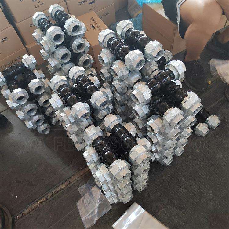 丝扣橡胶软接头 玛钢接头软连接 加限位接头膨胀节