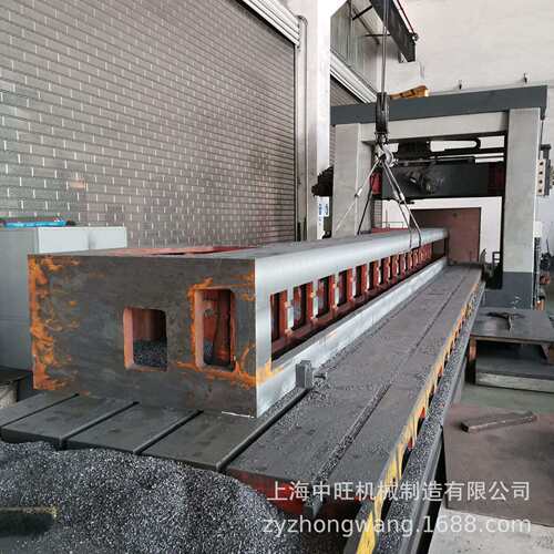 上海工厂数控制作铸造机器L9800B4600H1600床身机械零件精密铸造