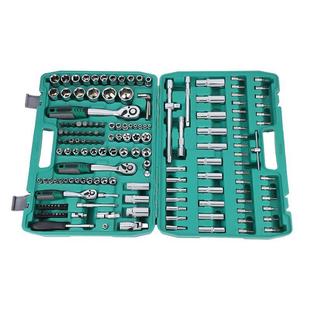 修车工具套装 两用扳手 24齿 棘轮扳手套装 172件套