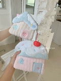 Домик, ремешок для сумки, зимняя плюшевая сумка через плечо, маленький детский кошелек, сумка-органайзер