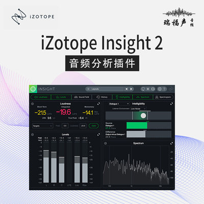 iZotope Insight 2 音频频计量分析插件正版插件后期制作混音