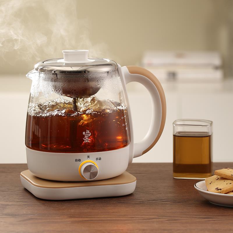 鸣盏煮壶茶养功生壶办公室mMZ-073ini型煮茶器小家用全自动多能玻