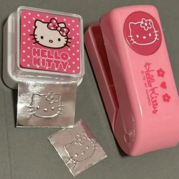 印章凯蒂猫压花可爱hello模型大学生手工压花器工具kitty手账创意