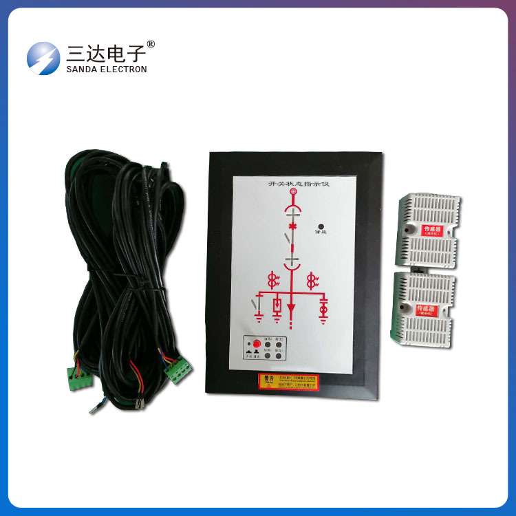 ZK-KTX-2000B 开关状态指示仪 三达开关状态显示器 实物接线