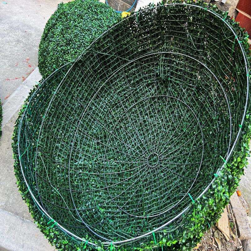 仿真米兰草球绿植球空心钢筋球中庭大草球园林井盖遮挡装饰品遮摆