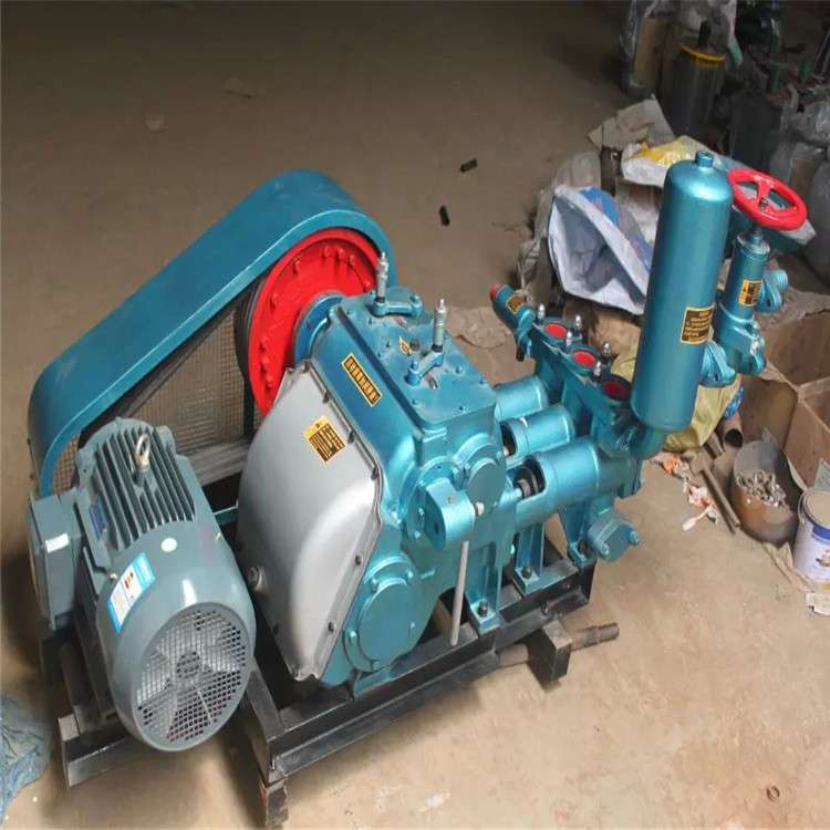 BW250泥浆泵生产厂家注浆机配件卧式三缸往复单作用活塞泵价格