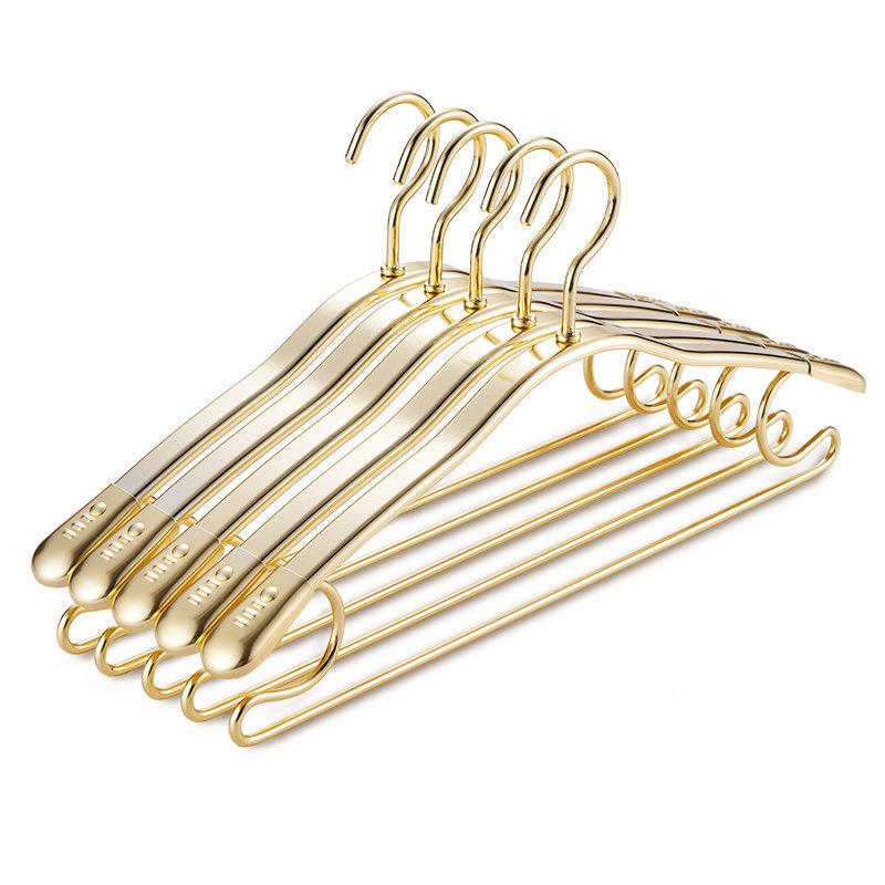 衣架太空铝合金家用衣挂晾衣金色护衣无痕衣架子晒衣服衣撑挂衣架